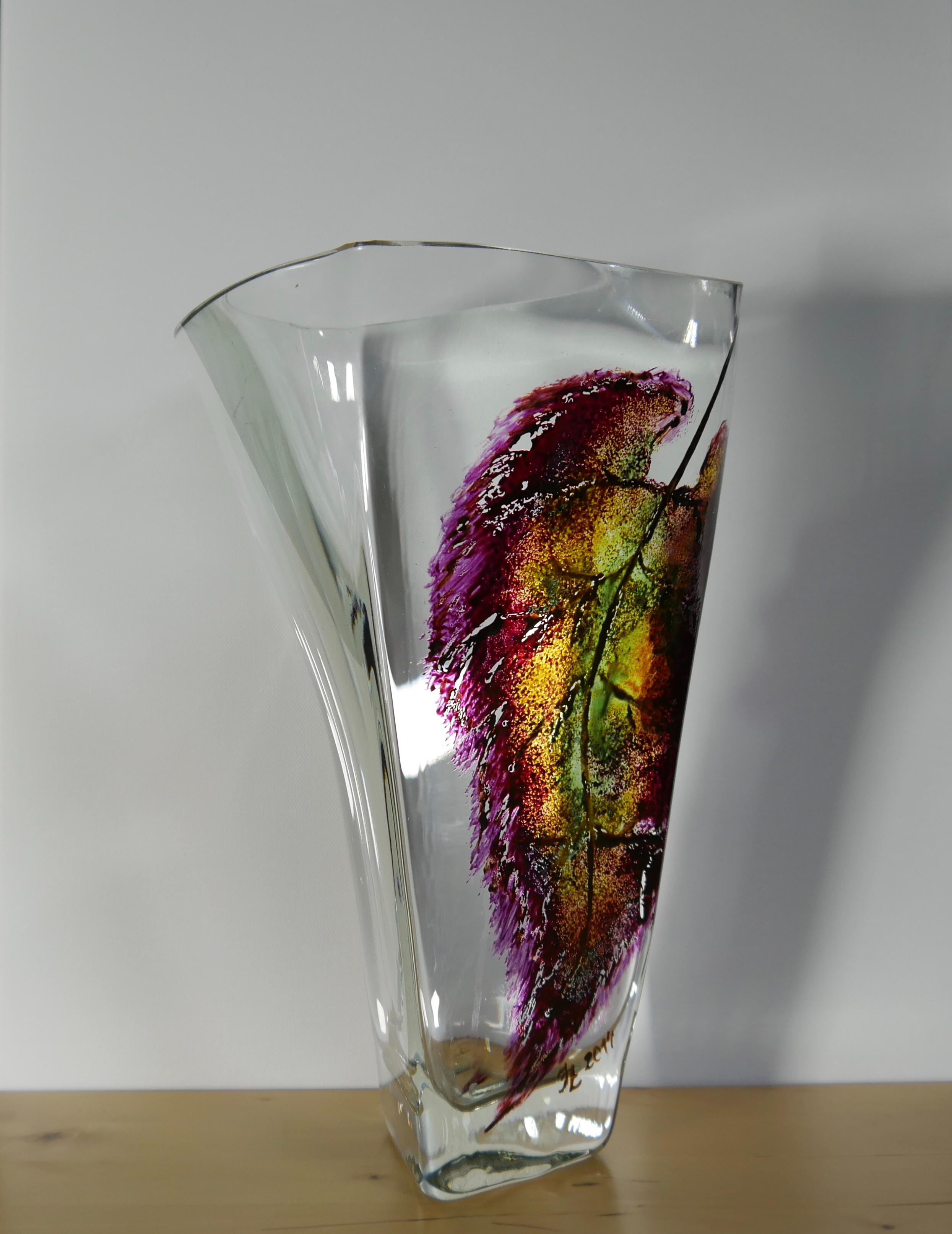 Vase Weinlaub